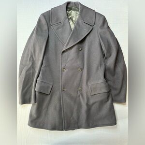 Fechheimer Wool Policeman's Blue Dress Peacoat 35L x 20W